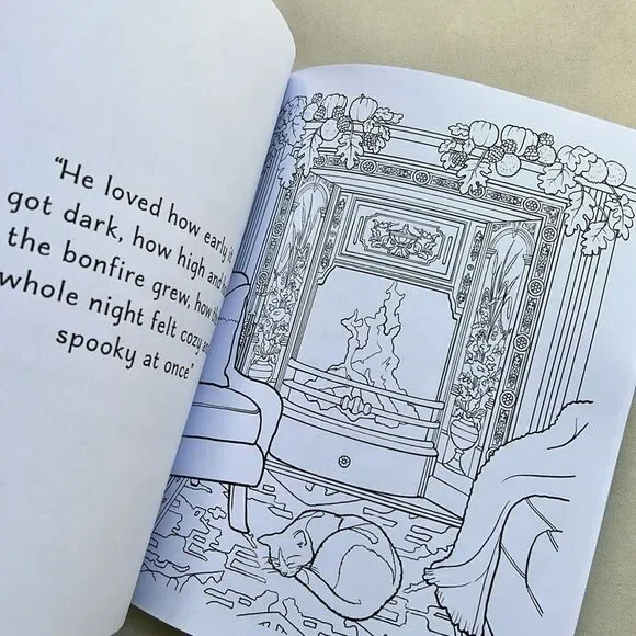 The Pumpkin Spice Café Book and Coloring Book Set - Picture 6 of 11